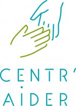 Logo de notre dispositif Centr'Aider en couleur avec le fond blanc